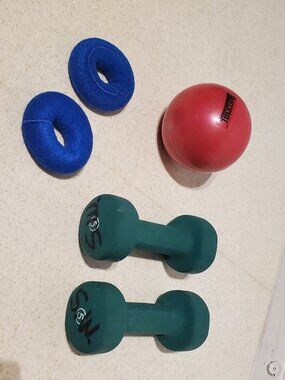 5PC Workout Weights Lot - Save $